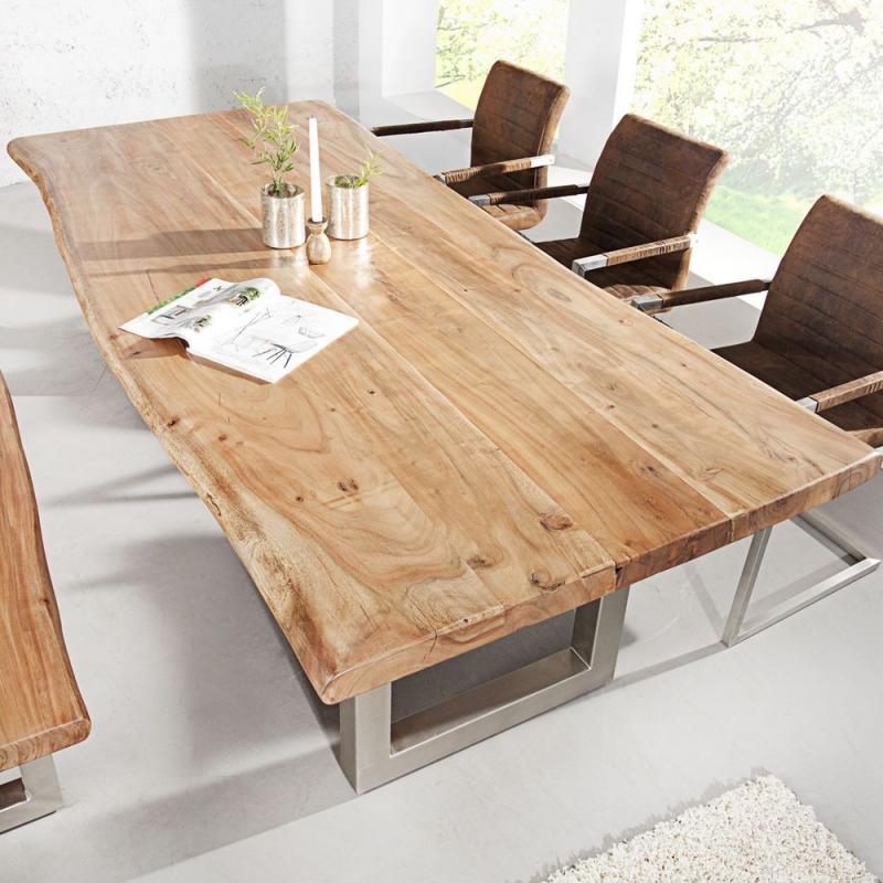 Esstisch Helles Holz Beste Von Details Zu Esstisch Baumstamm Tisch Mammut Akazie Massivholz Of Elegant Esstisch Helles Holz